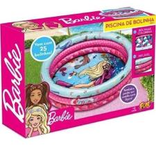 F0000-3 barbie - piscina de bolinhas inflavel com 25 bolinhas