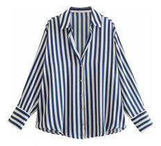 F0517-Camisa Blusa Social Feminina Elegante Listras Palestra 18o06 F0517-Camisa Blusa Social Feminina Elegante Listras Palestra 18o06