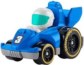 F1 Azul Carro Wheelies Little People - Mattel GMJ18-GMJ21