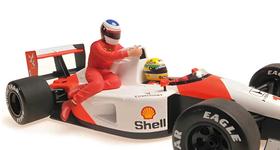 F1 Honda McLaren MP4/6 Ayrton Senna1991 Carona Alesi 1/18 Cor:Branca