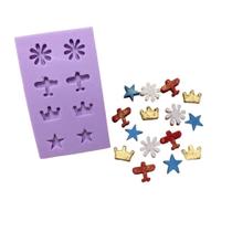 F1048 molde de silicone confeitos sprinkles pequeno príncipe confeitaria biscuit