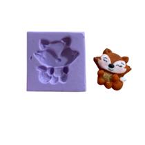 F1063 molde de silicone raposa confeitaria biscuit