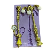 F1071 molde de silicone luzes arandelas confeitaria biscuit