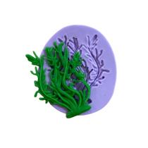 F1082 molde de silicone alga confeitaria biscuit