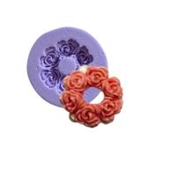 F1094 molde de silicone rosa confeitaria biscuit F1094 molde de silicone rosa confeitaria biscuit