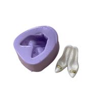 F1097 molde de silicone sapato confeitaria biscuit