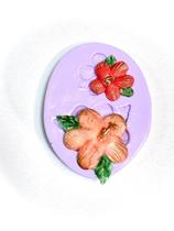 F1106 molde de silicone flor confeitaria biscuit