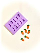 F1231 molde de silicone páscoa cenoura confeitaria biscuit F1231 molde de silicone páscoa cenoura confeitaria biscuit