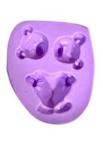 F1239 molde de silicone urso confeitaria biscuit