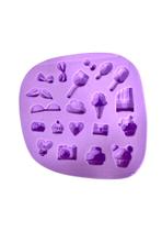 F1246 molde de silicone apliques diversos confeitaria biscuit