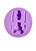 F1264 molde de silicone olaf confeitaria biscuit