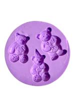 F1265 molde de silicone ursos confeitaria biscuit F1265 molde de silicone ursos confeitaria biscuit