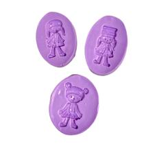 F1273 molde de silicone kit 3 moldes circo confeitaria biscuit F1273 molde de silicone kit 3 moldes circo confeitaria biscuit