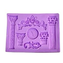 F1289 molde de silicone colunas molduras confeitaria biscuit F1289 molde de silicone colunas molduras confeitaria biscuit