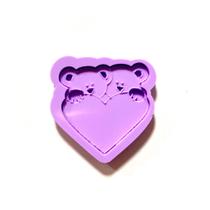 F1300 molde de silicone namorados confeitaria biscuit