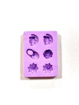 F1308 molde de silicone rosa, suspiro, urso confeitaria biscuit F1308 molde de silicone rosa, suspiro, urso confeitaria biscuit