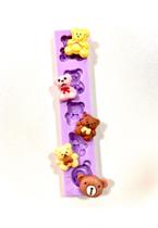 F1327 molde de silicone ursinhos confeitaria biscuit F1327 molde de silicone ursinhos confeitaria biscuit