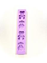 F1331 molde de silicone ursos confeitaria biscuit