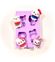 F1342 molde de silicone gatinha confeitaria biscuit F1342 molde de silicone gatinha confeitaria biscuit