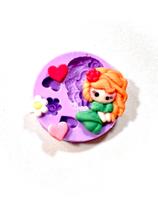 F1356 molde de silicone princesa valente confeitaria biscuit F1356 molde de silicone princesa valente confeitaria biscuit