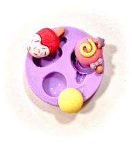 F1361 molde de silicone sorvete pirulito confeitaria biscuit