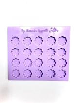 F1371 molde de silicone balas/pingentes/apliques escalope confeitaria biscuit