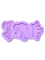 F1391 molde de silicone barbie confeitaria biscuit