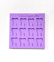 F1395 molde de silicone bala dente confeitaria biscuit - confeitaria dos moldes