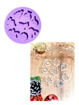 F1397 molde de silicone bala/pingente árvore de natal F1397 molde de silicone bala/pingente árvore de natal