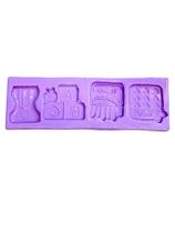 F1418 molde de silicone escolar dia dos prof. confeitaria biscuit F1418 molde de silicone escolar dia dos prof. confeitaria biscuit