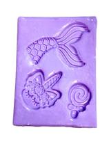 F1422 molde de silicone cauda de sereia unicornio e pirulito confeitaria biscuit