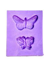 F1424 molde de silicone borboletas confeitaria biscuit