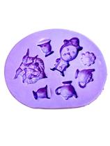 F1428 molde de silicone bela confeitaria biscuit