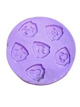 F1432 molde de silicone cachorrinhos escudos confeitaria biscuit F1432 molde de silicone cachorrinhos escudos confeitaria biscuit