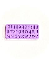 F1512 molde de silicone alfabeto jurassic confeitaria biscuit