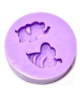 F1518 mini molde de silicone abelha e elefante confeitaria biscuit F1518 mini molde de silicone abelha e elefante confeitaria biscuit