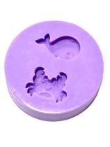 F1529 mini molde de silicone baleia e carangueijo confeitaria biscuit F1529 mini molde de silicone baleia e carangueijo confeitaria biscuit