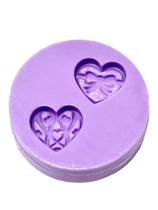 F1531 mini molde de silicone corações confeitaria biscuit