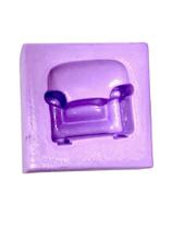 F1535 molde de silicone poltrona confeitaria biscuit