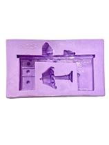 F1539 molde de silicone escrivaninha e abajur confeitaria biscuit F1539 molde de silicone escrivaninha e abajur confeitaria biscuit
