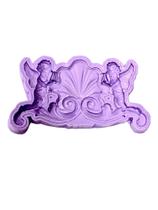 F1552 molde de silicone anjo arabesco confeitaria biscuit F1552 molde de silicone anjo arabesco confeitaria biscuit