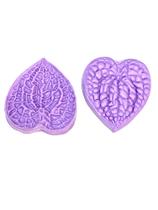 F1571 molde de silicone marcador de folha confeitaria biscuit