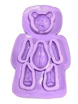 F1581 molde de silicone urso confeitaria biscuit