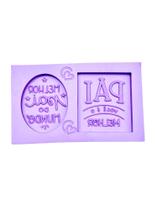 F1645 molde de silicone dia dos pais mini confeitaria biscuit