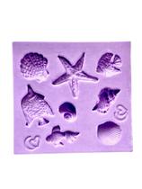 F1656 molde de silicone fundo do mar confeitaria biscuit F1656 molde de silicone fundo do mar confeitaria biscuit