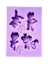 F1666 molde de silicone bailarina confeitaria biscuit