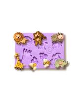 F1675 molde de silicone safari confeitaria biscuit F1675 molde de silicone safari confeitaria biscuit