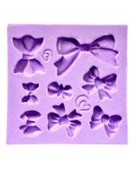 F1681 molde de silicone laços confeitaria biscuit