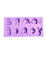 F1700 molde de silicone divertidamente confeitaria biscuit