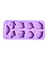 F1705 molde de silicone divertidamente confeitaria biscuit